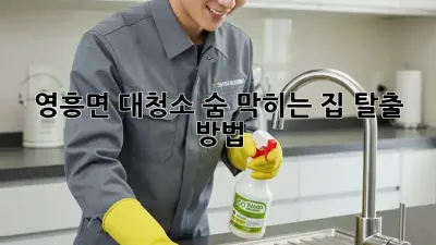 영흥면 대청소🧹✨ 숨 막히는 집, 탈출 방법!